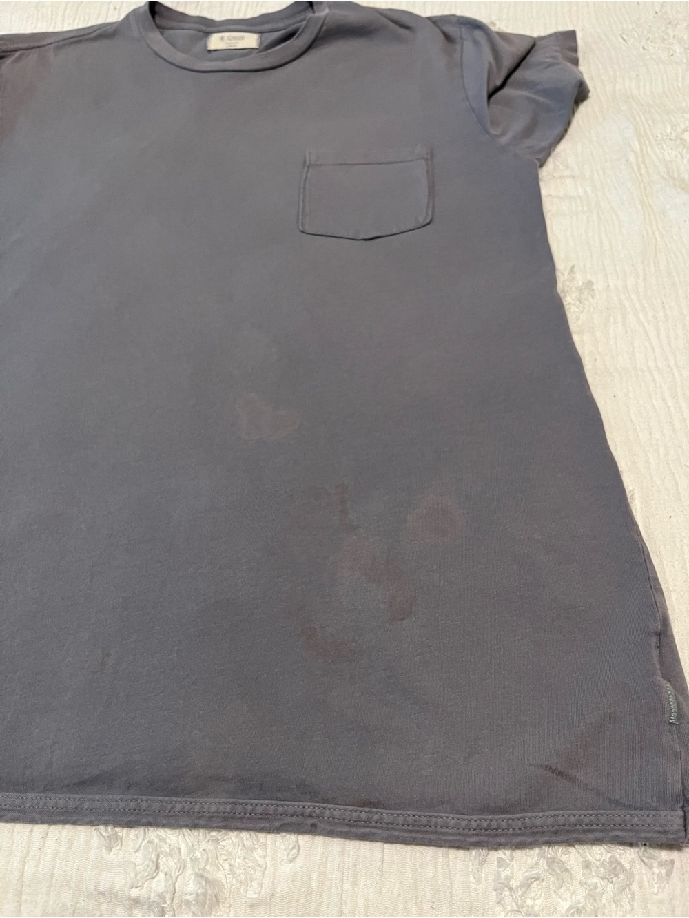 Classic Pocket Crew Tee - Slate Blue - Picture 7 of 7